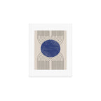 Blue Contemporary Design Art Print Gallery Image 1