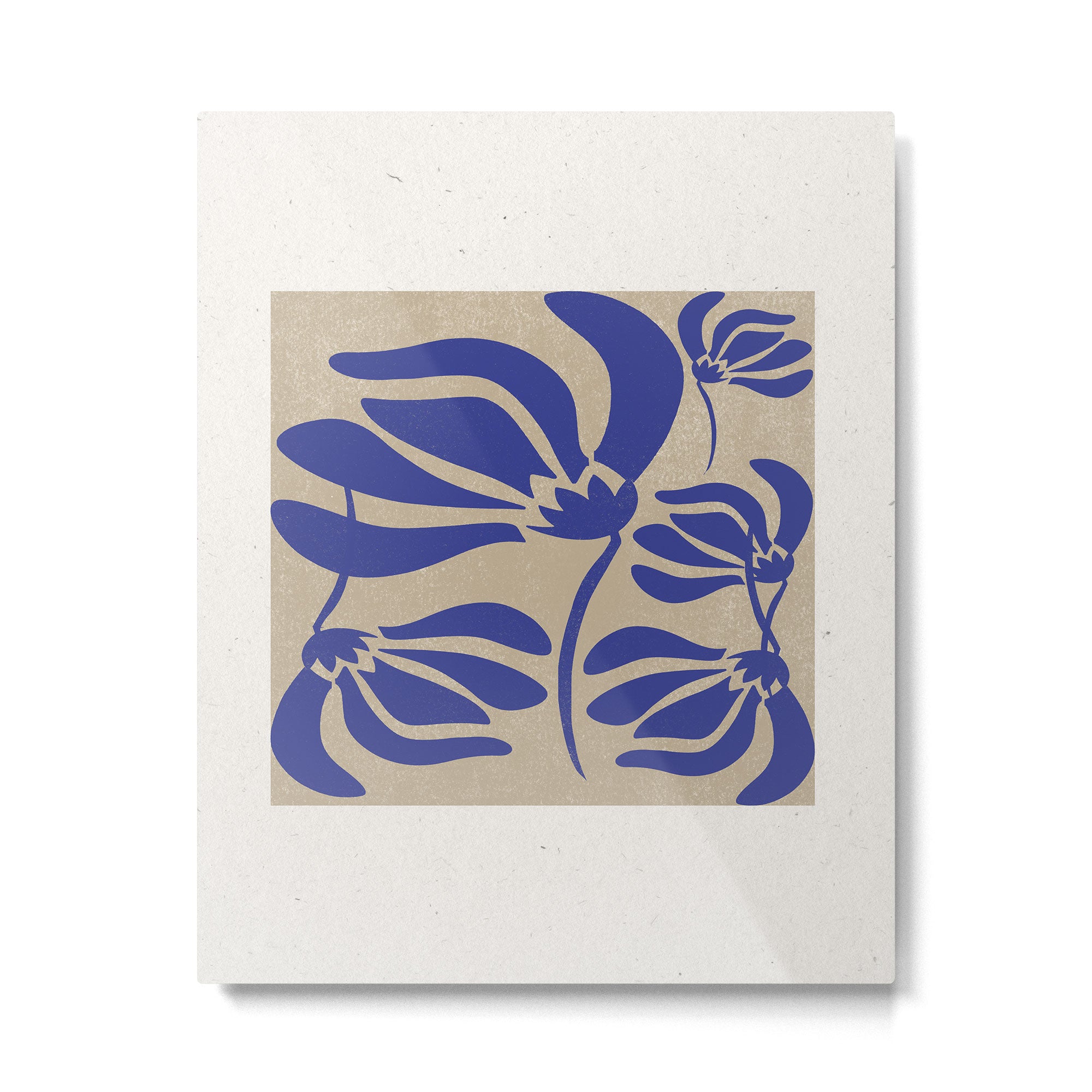 Blue Garden Metal Print Gallery Image 6