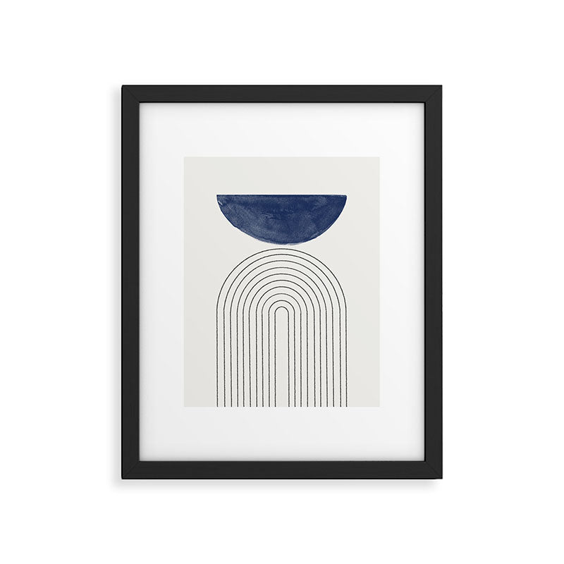 Blue Half Moon Arch Framed Art Print Gallery Image 4