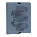 Blue Mid Century Modern Balance Canvas Print Gallery Image 6