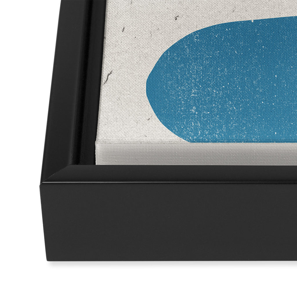 Blue Object Framed Canvas Print Gallery Image 3