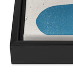 Blue Object Framed Canvas Print Gallery Image 3