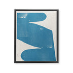 Blue Object Framed Canvas Print Gallery Image 6