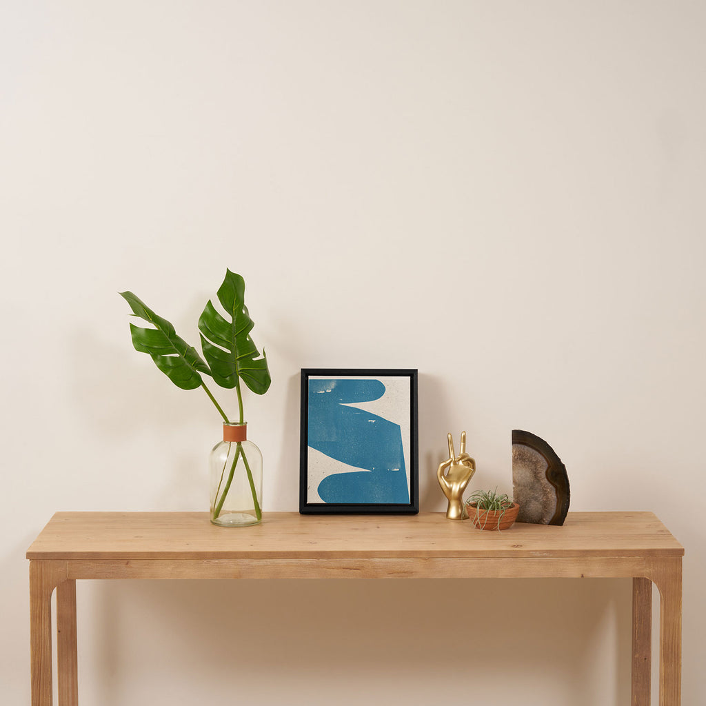Blue Object Framed Canvas Print Gallery Image 4