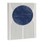 Mid Century Modern Blue Perfect Balance Canvas Print Gallery Image 6