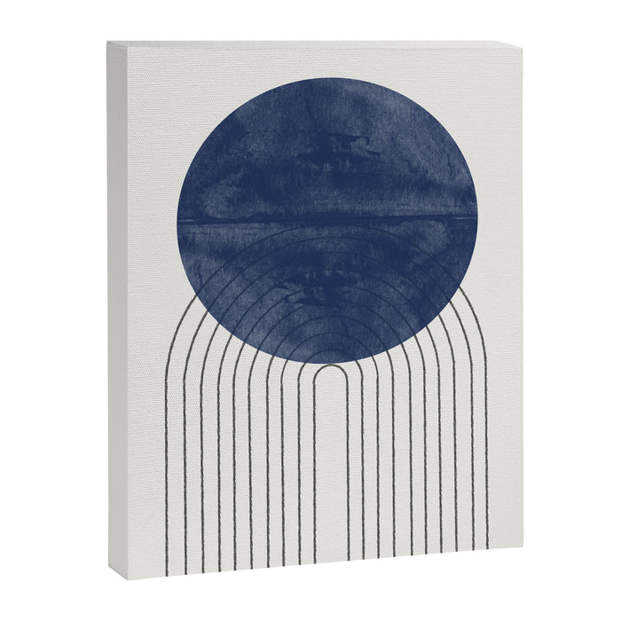 Blue Sun Canvas Print Gallery Image 1