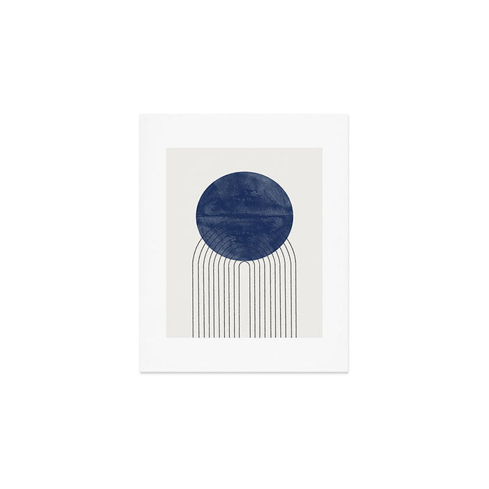 Blue Sun Art Print Gallery Image 1