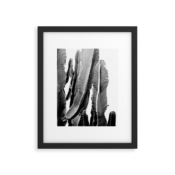 Boho Cactus Framed Art Print Gallery Image 1