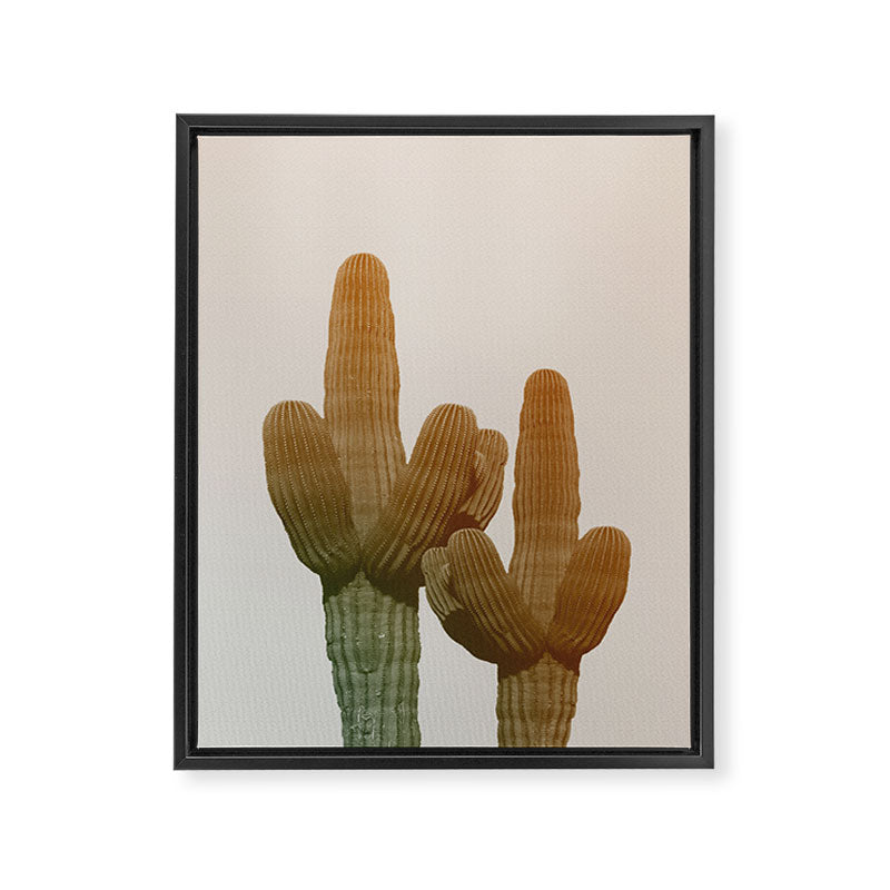 Boho Cactus Photography Framed Canvas Print Gallery Image 6