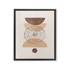 Boho Minimalistic Art Framed Canvas Print Gallery Image 6