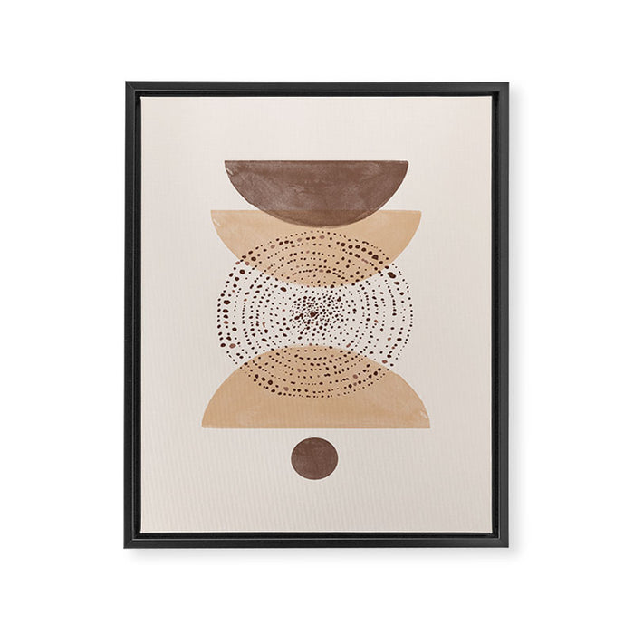 Boho Minimalistic Art Framed Canvas Print Gallery Image 1