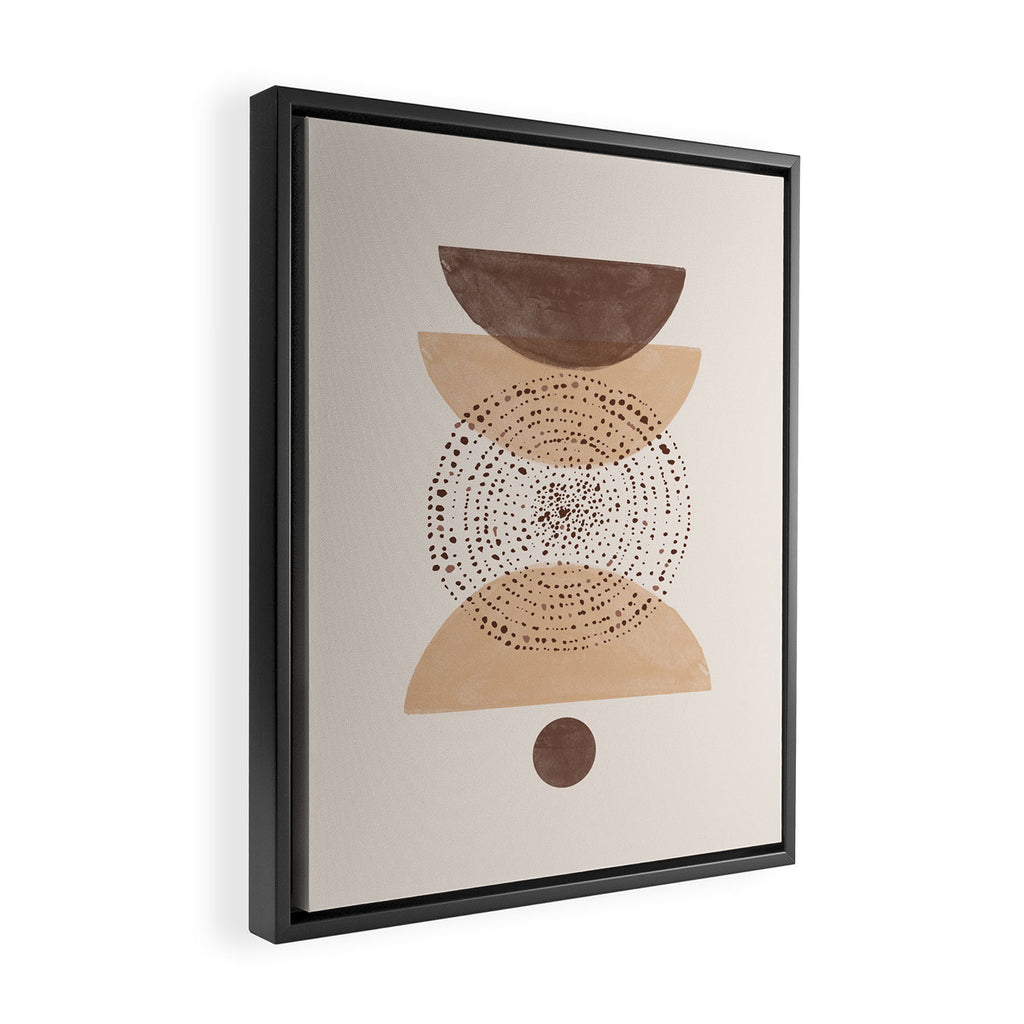 Boho Minimalistic Art Framed Canvas Print Gallery Image 2