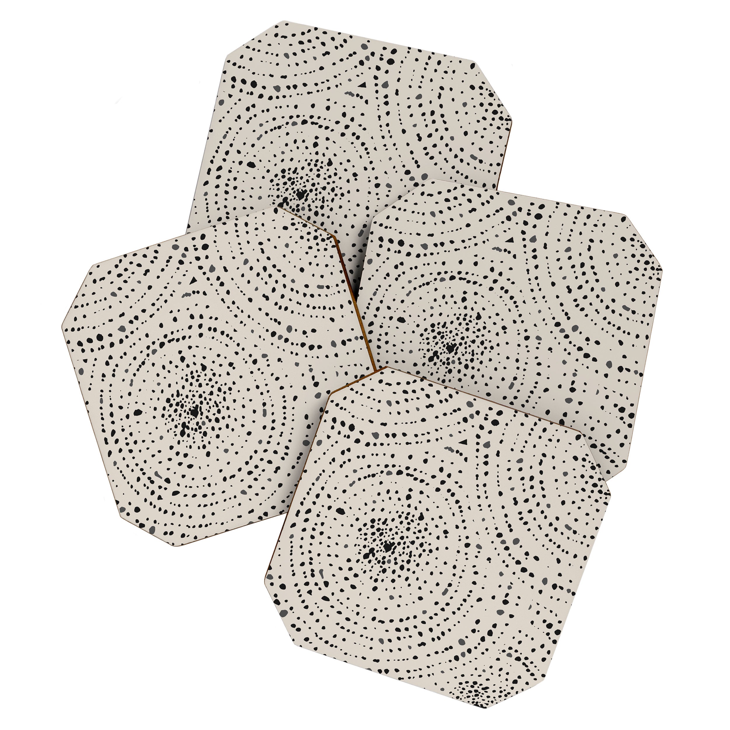Boho Pattern Minimalistic Decor Coaster Gallery Image 1
