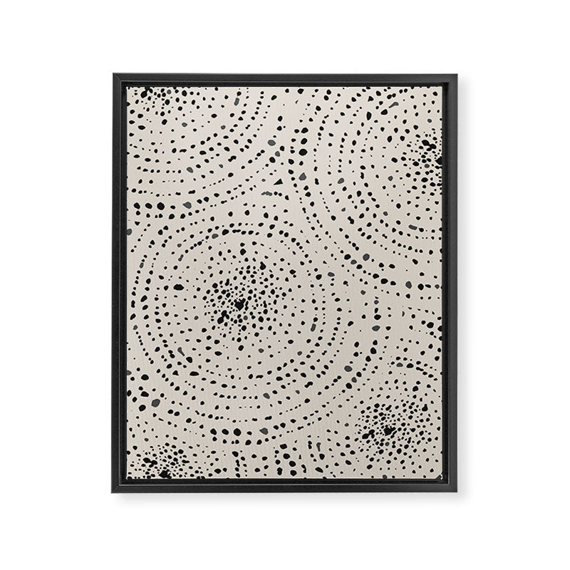Boho Pattern Minimalistic Decor Framed Canvas Print Gallery Image 6