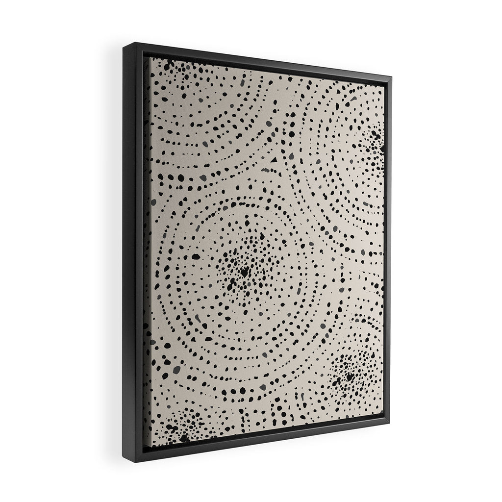 Boho Pattern Minimalistic Decor Framed Canvas Print Gallery Image 2