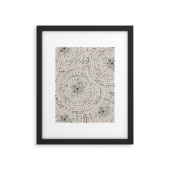 Boho Pattern Minimalistic Decor Framed Art Print Gallery Image 1