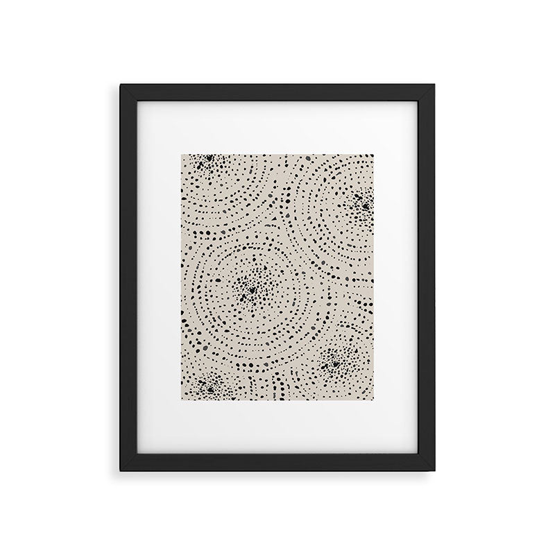 Boho Pattern Minimalistic Decor Framed Art Print Gallery Image 5