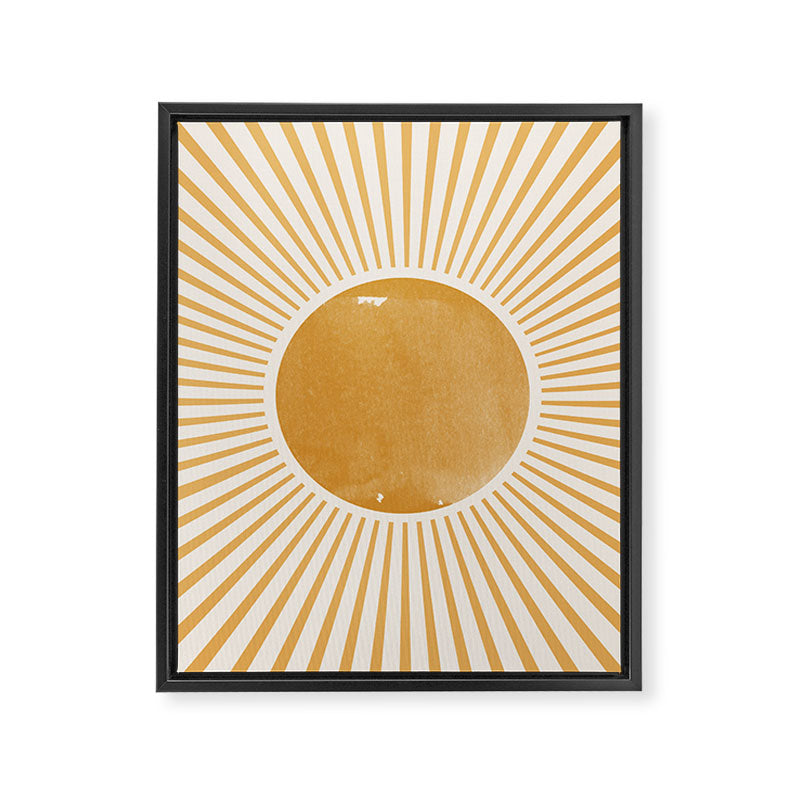 Boho Sun Framed Canvas Print Gallery Image 6
