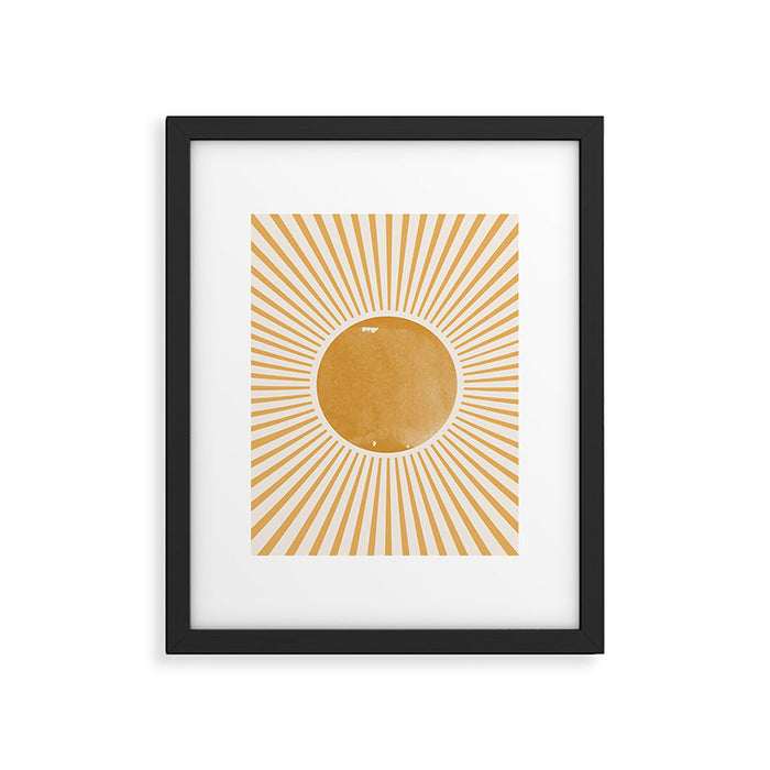 Boho Sun Framed Art Print Gallery Image 1