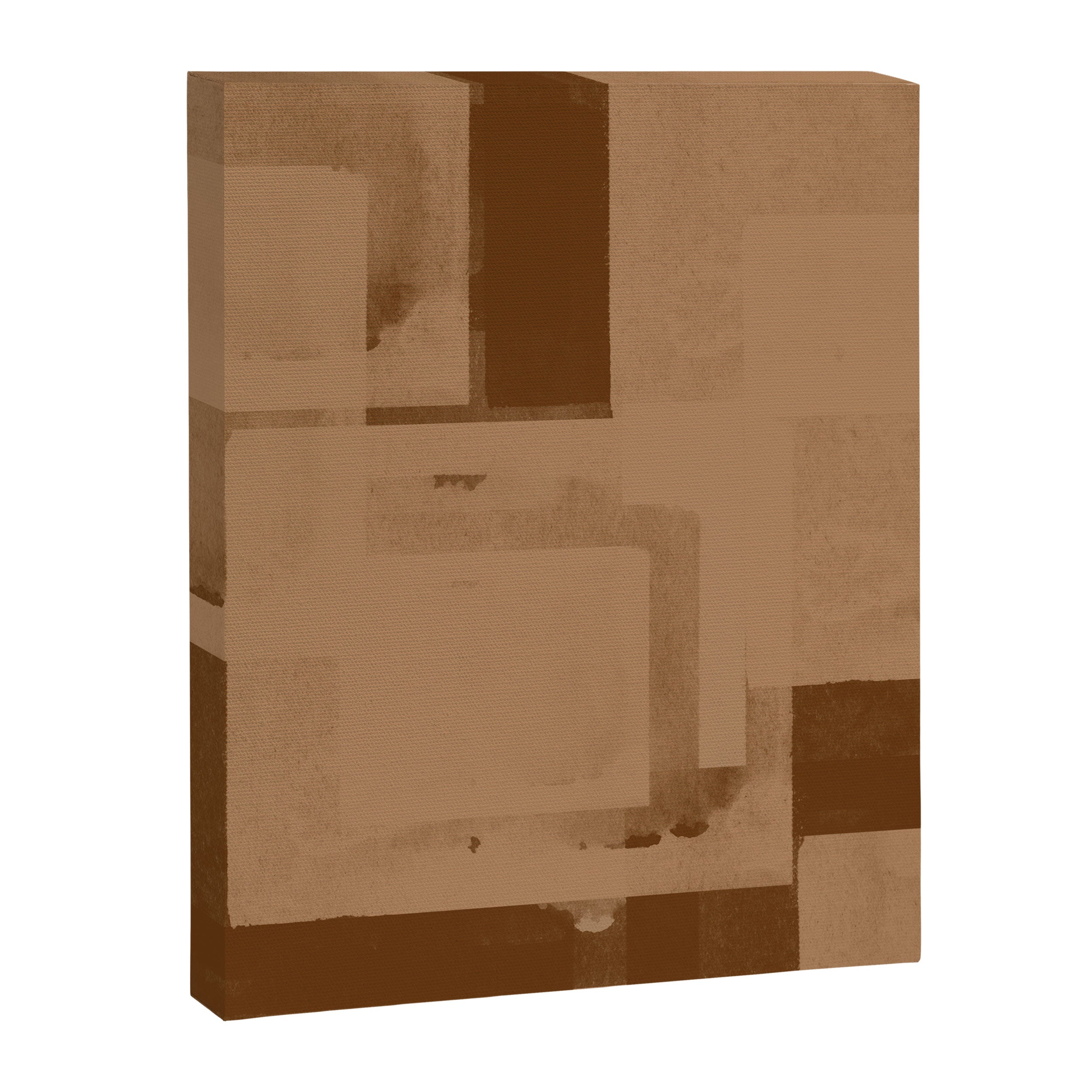 Brown Paper Cut, Japandi style Canvas Print Gallery Image 6