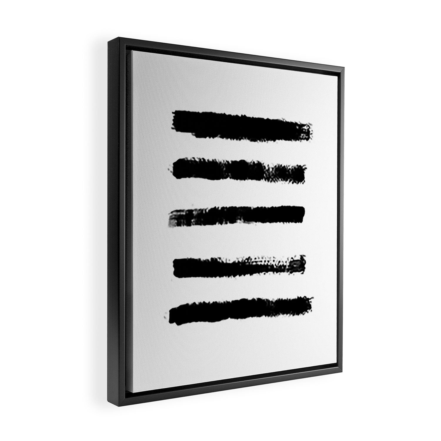 Brush stroke No.2 Framed Canvas Print Gallery Image 2