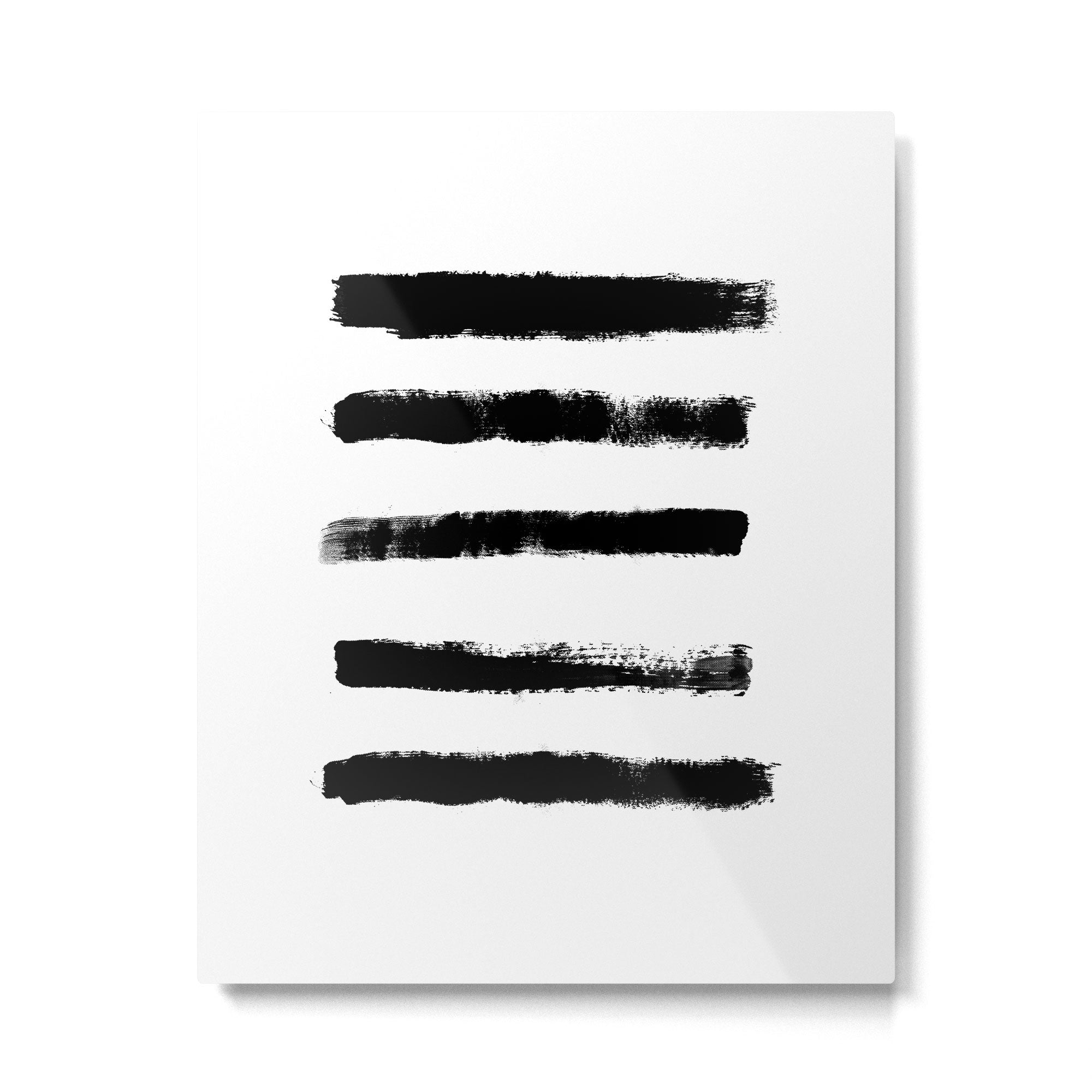 Brush stroke No.2 Metal Print Gallery Image 4