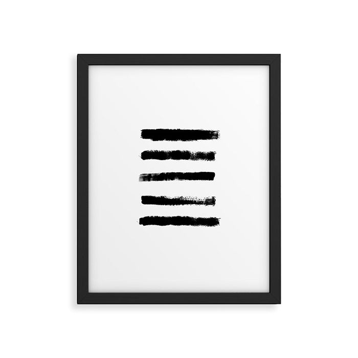 Brush stroke No.2 Framed Art Print Gallery Image 1