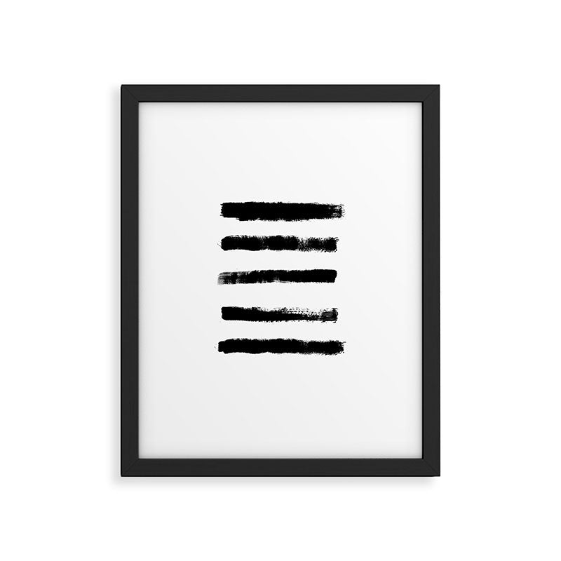 Brush stroke No.2 Framed Art Print Gallery Image 4