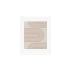 Burnt Orange Line Art Art Print Gallery Image 1