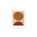 Burnt Orange Sun, New Boho Art Print Gallery Image 1