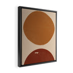 Burnt Orange Sun, New Boho Framed Canvas Print Gallery Image 2
