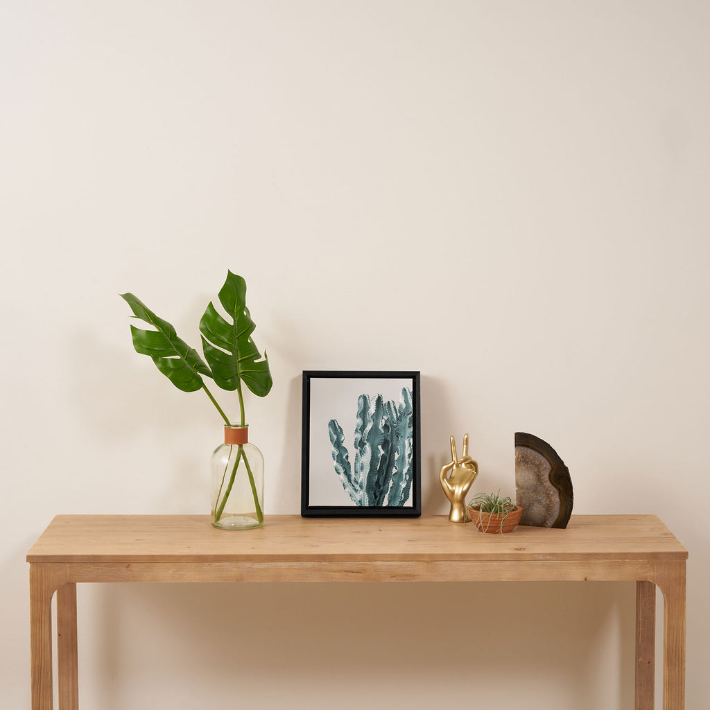 Cacti in Blue Framed Canvas Print Gallery Image 4