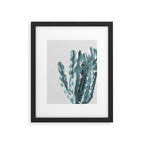 Cacti in Blue Framed Art Print Gallery Image 4