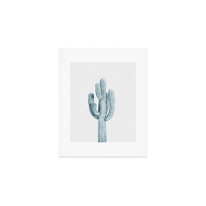 Cactus in Blue, Modern Cacti Art Print Gallery Image 1
