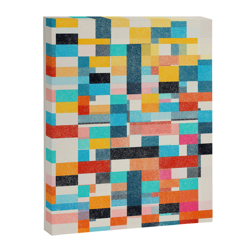 Colorful Retro Elements Canvas Print Gallery Image 6