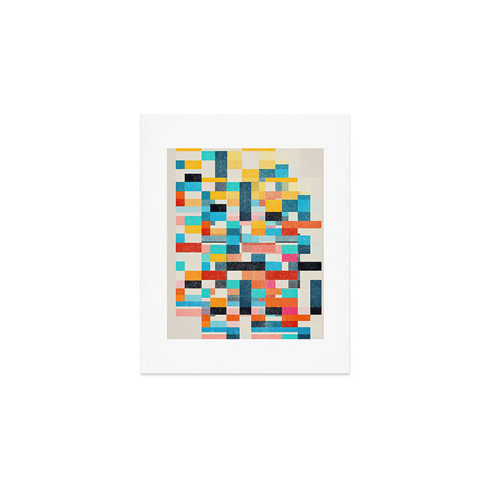 Colorful Retro Elements Art Print Gallery Image 1