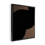 Contemporary Abstract Shape Framed Canvas Print Gallery Image 2