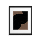 Contemporary Abstract Shape Framed Art Print Gallery Image 5