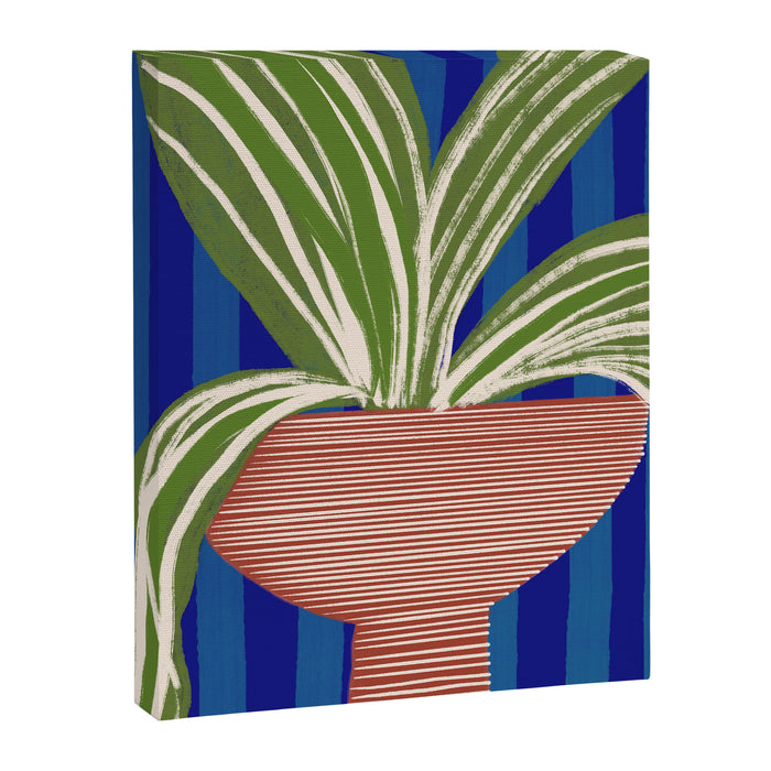Contemporary Flower Design Canvas Print Gallery Image 1