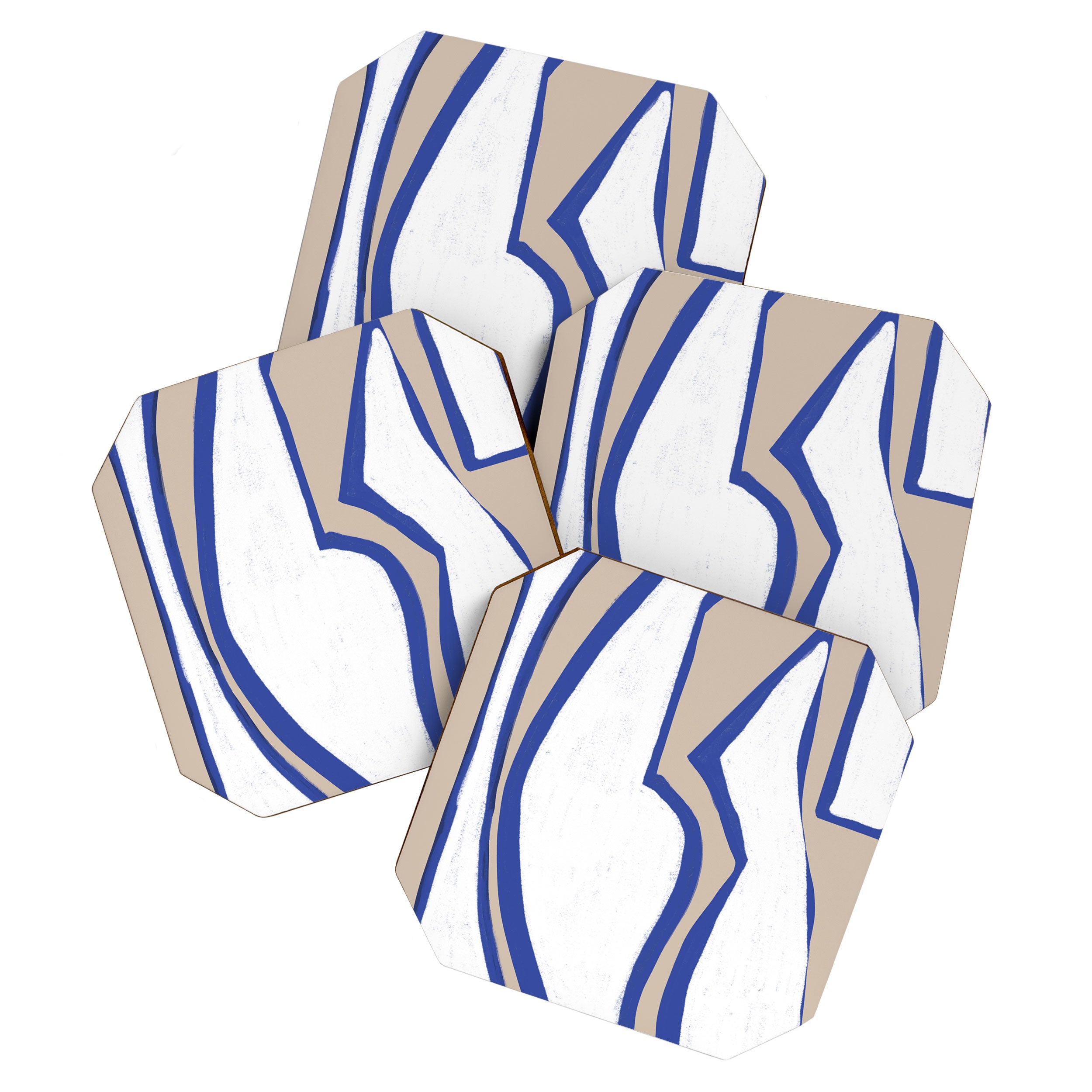 Contemporary Shape Objects Coaster Gallery Image 1
