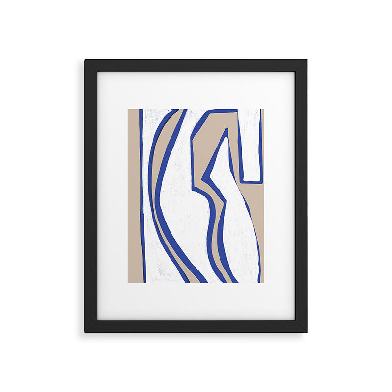 Contemporary Shape Objects Framed Art Print Gallery Image 5