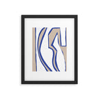 Contemporary Shape Objects Framed Art Print Gallery Image 5