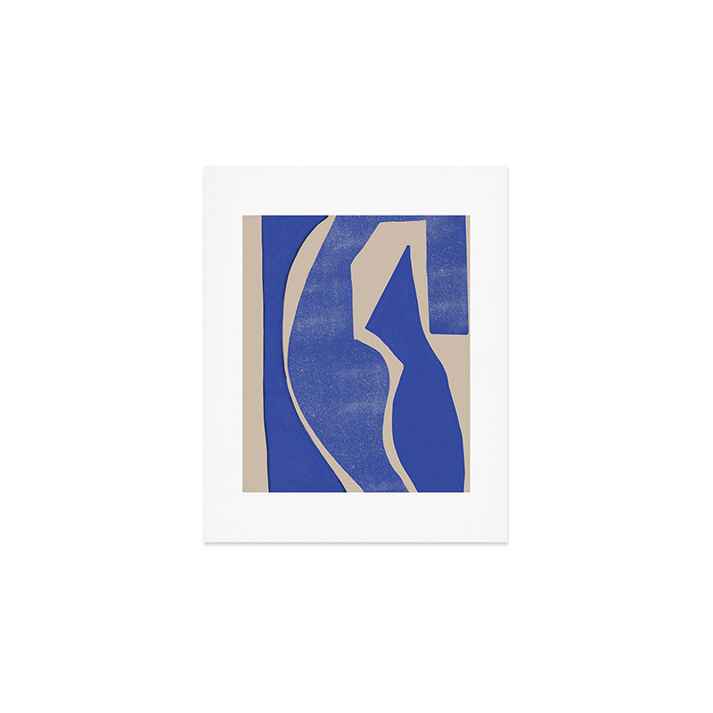 Contemporary Shapes Design Art Print Gallery Image 1