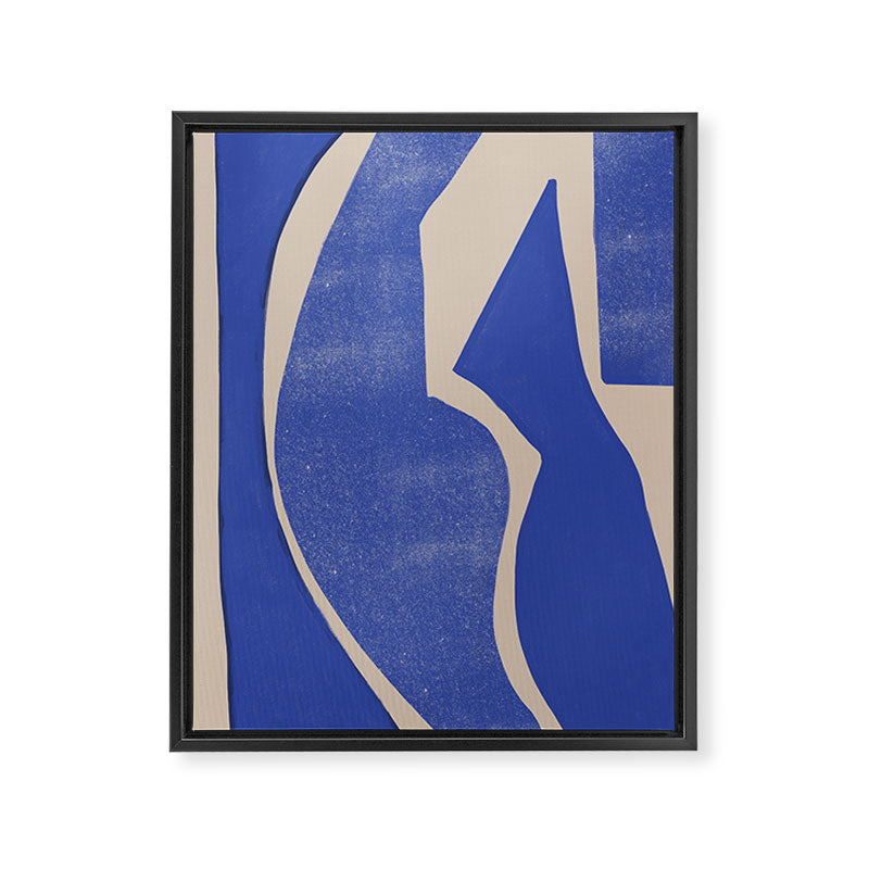 Contemporary Shapes Design Framed Canvas Print Gallery Image 6