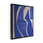Contemporary Shapes Design Framed Canvas Print Gallery Image 2