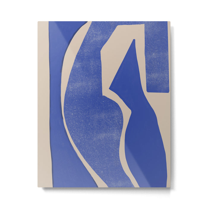 Contemporary Shapes Design Metal Print Gallery Image 1