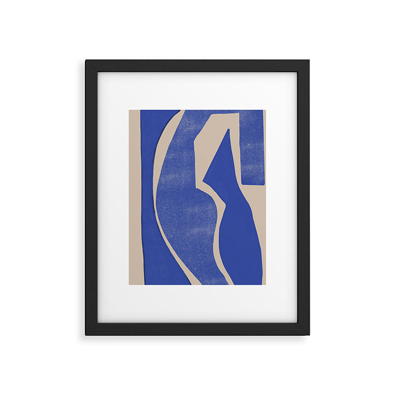 Contemporary Shapes Design Framed Art Print Gallery Image 5