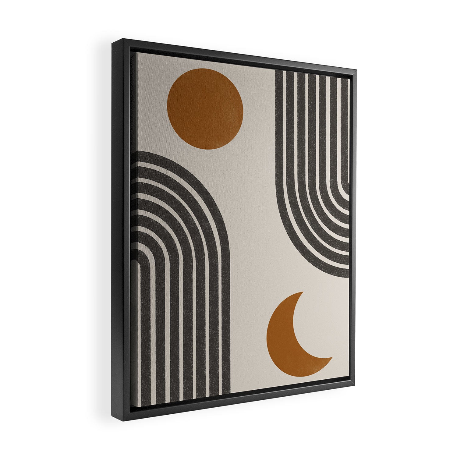 Day and Night Framed Canvas Print Gallery Image 2