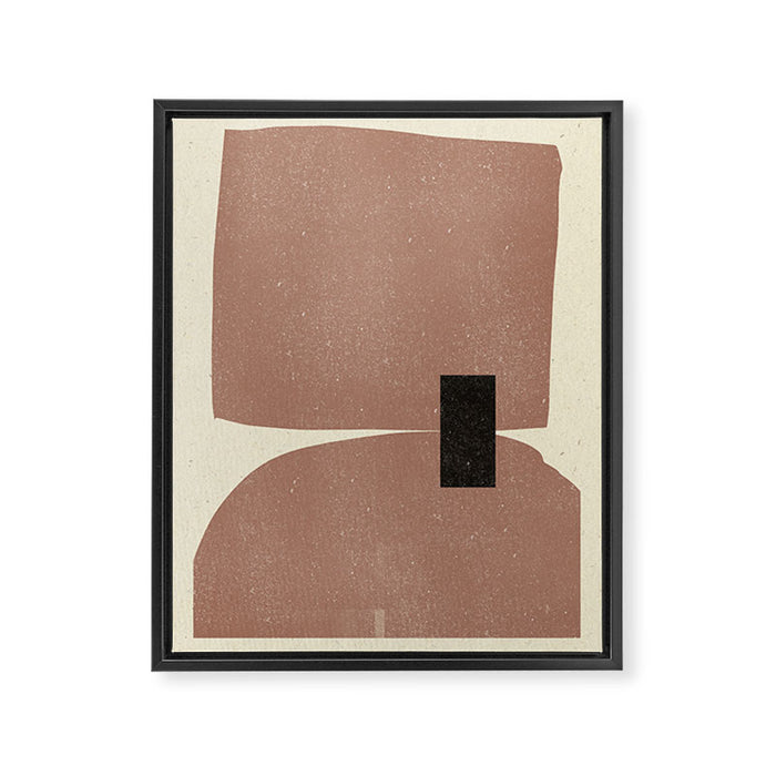 Desert Stone Collage Framed Canvas Print Gallery Image 1