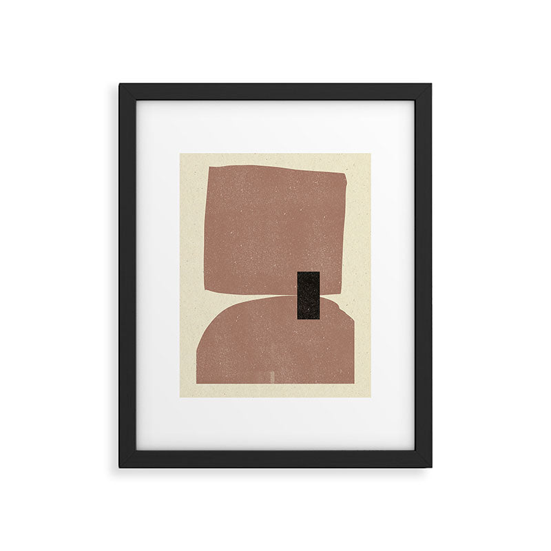 Desert Stone Collage Framed Art Print Gallery Image 5